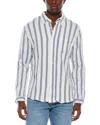 Slate & Stone Textured Button Shirt In Blue