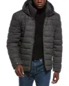 Slate & Stone Wool-blend Quilted Puffer Jacket In Gray