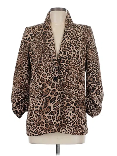 Pre-owned Slate & Willow Blazer Jacket In Brown