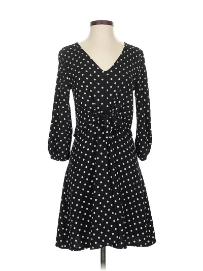 Pre-owned Slate & Willow Casual Dress In Black