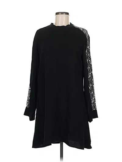 Pre-owned Slate & Willow Casual Dress In Black