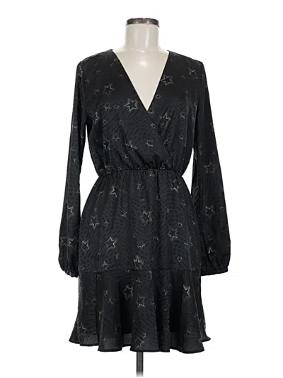 Pre-owned Slate & Willow Casual Dress In Black