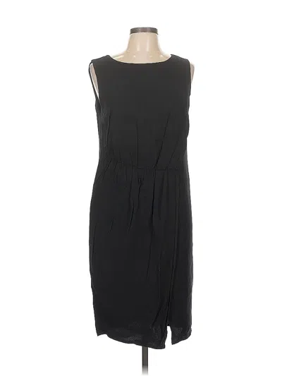 Pre-owned Slate & Willow Casual Dress In Black