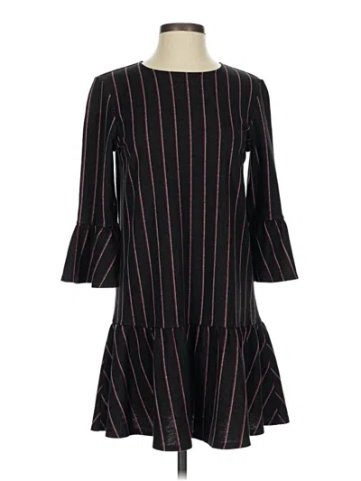 Pre-owned Slate & Willow Casual Dress In Black