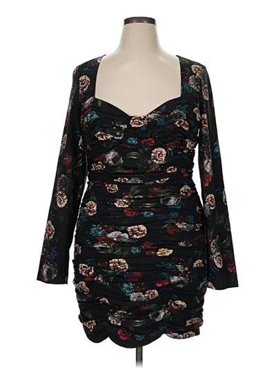 Pre-owned Slate & Willow Casual Dress In Black
