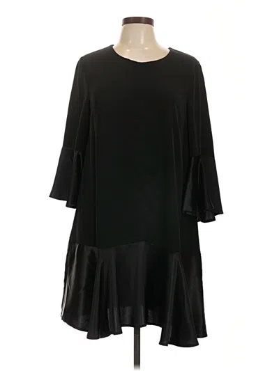 Pre-owned Slate & Willow Casual Dress In Black