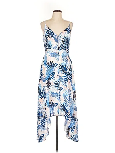 Pre-owned Slate & Willow Casual Dress In Blue