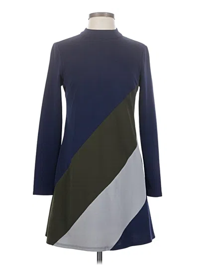 Pre-owned Slate & Willow Casual Dress In Blue