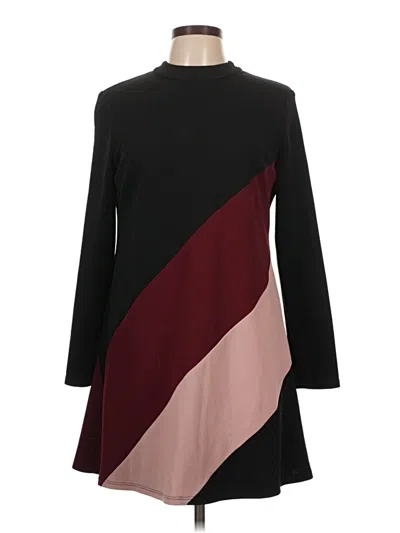 Pre-owned Slate & Willow Casual Dress In Burgundy