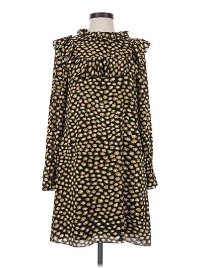 Pre-owned Slate & Willow Casual Dress In Gold