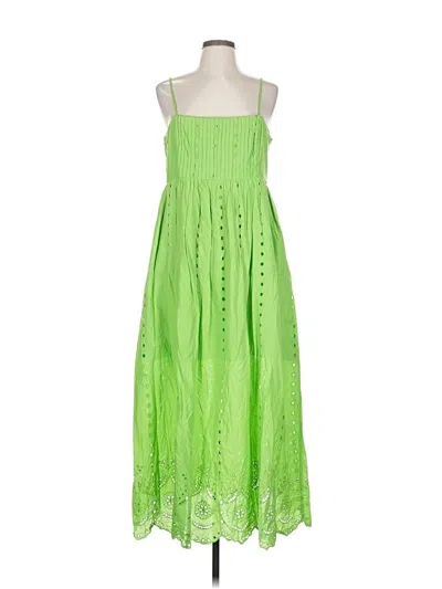 Pre-owned Slate & Willow Casual Dress In Green