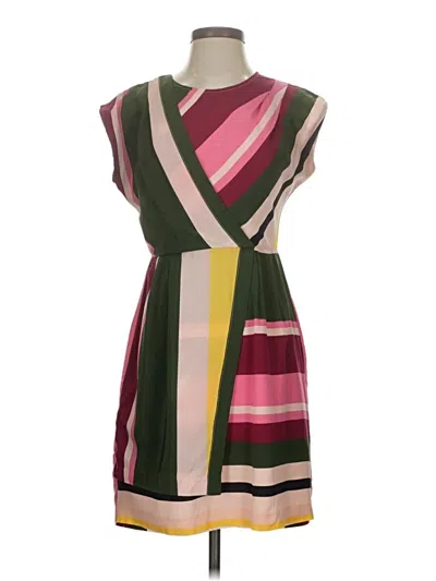 Pre-owned Slate & Willow Casual Dress In Green