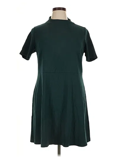 Pre-owned Slate & Willow Casual Dress In Green