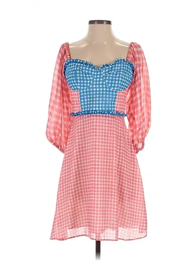 Pre-owned Slate & Willow Casual Dress In Pink