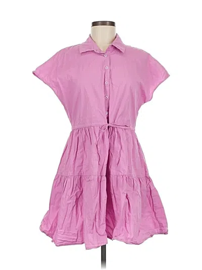 Pre-owned Slate & Willow Casual Dress In Pink