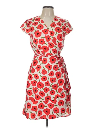 Pre-owned Slate & Willow Casual Dress In Red