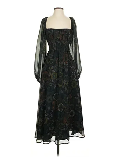 Pre-owned Slate & Willow Cocktail Dress In Black