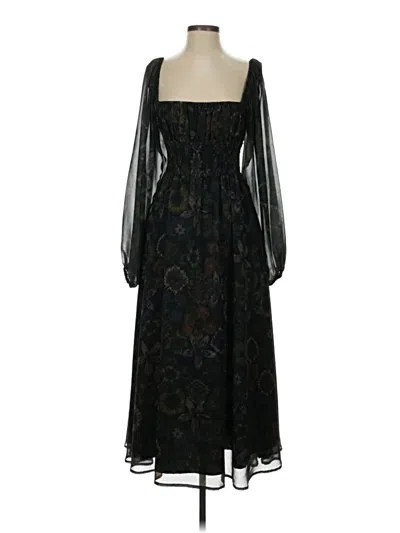 Pre-owned Slate & Willow Cocktail Dress In Black