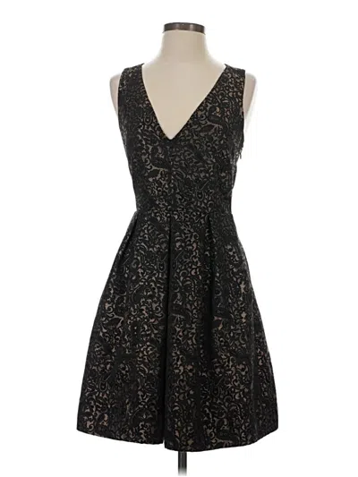 Pre-owned Slate & Willow Cocktail Dress In Black