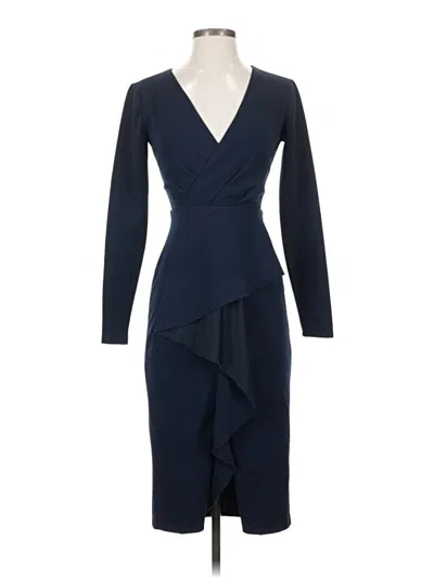 Pre-owned Slate & Willow Cocktail Dress In Blue