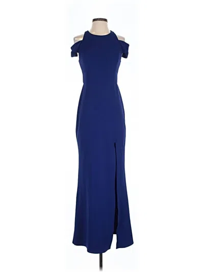 Pre-owned Slate & Willow Cocktail Dress In Blue