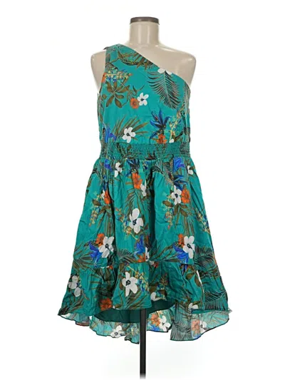 Pre-owned Slate & Willow Cocktail Dress In Blue