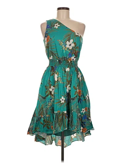 Pre-owned Slate & Willow Cocktail Dress In Blue