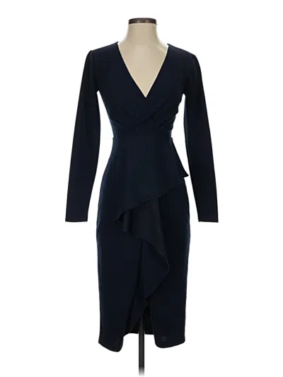 Pre-owned Slate & Willow Cocktail Dress In Blue