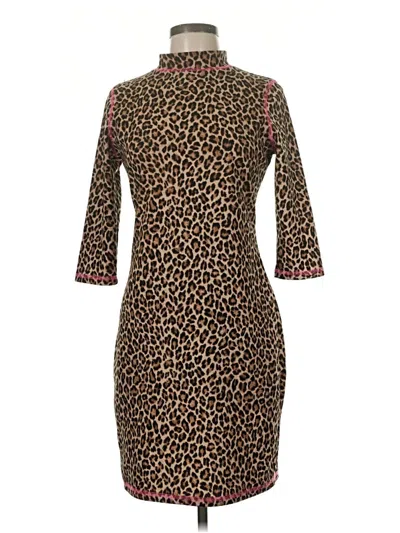 Pre-owned Slate & Willow Cocktail Dress In Brown