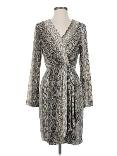 Pre-owned Slate & Willow Cocktail Dress In Gray