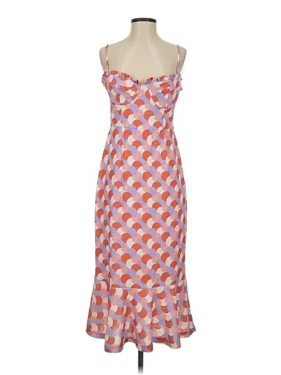 Pre-owned Slate & Willow Cocktail Dress In Orange