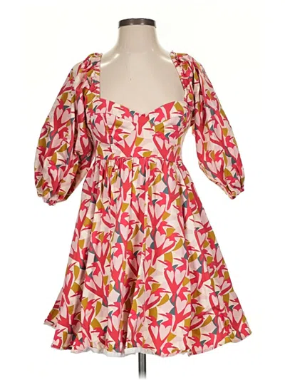 Pre-owned Slate & Willow Cocktail Dress In Pink