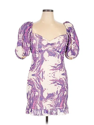 Pre-owned Slate & Willow Cocktail Dress In Purple