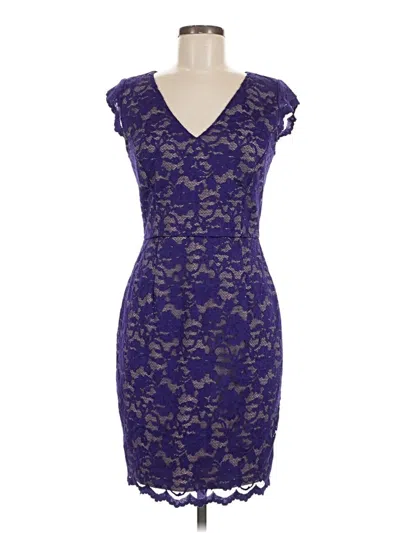 Pre-owned Slate & Willow Cocktail Dress In Purple