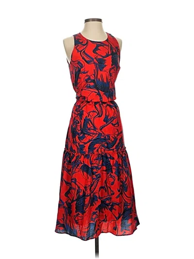 Pre-owned Slate & Willow Cocktail Dress In Red