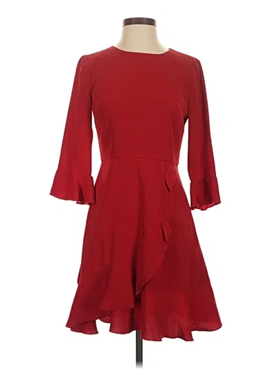 Pre-owned Slate & Willow Cocktail Dress In Red