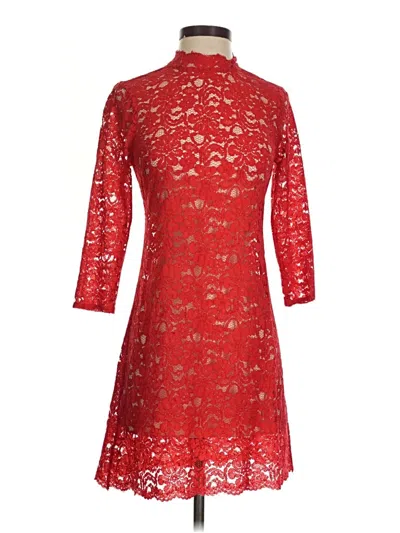 Pre-owned Slate & Willow Cocktail Dress In Red