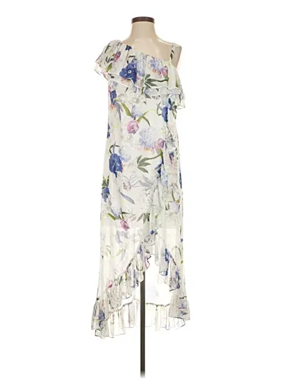 Pre-owned Slate & Willow Cocktail Dress In White