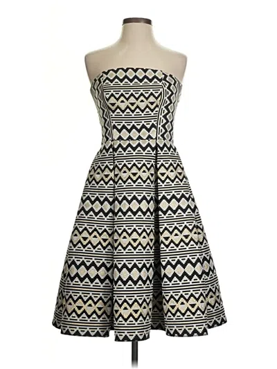 Pre-owned Slate & Willow Cocktail Dress In White