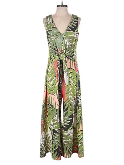 Pre-owned Slate & Willow Jumpsuit In Green