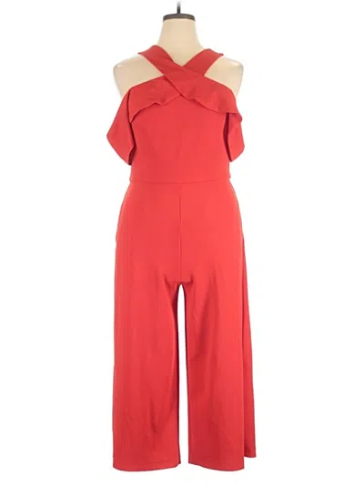 Pre-owned Slate & Willow Jumpsuit In Red