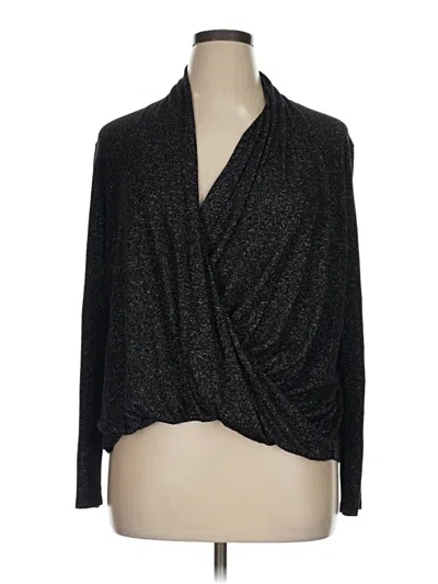 Pre-owned Slate & Willow Kimono In Black