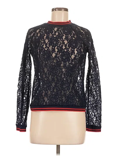 Pre-owned Slate & Willow Pullover Sweater In Black