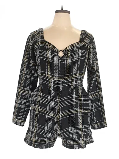 Pre-owned Slate & Willow Romper In Black