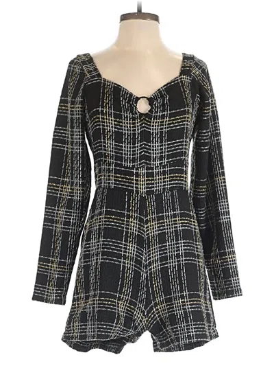 Pre-owned Slate & Willow Romper In Black