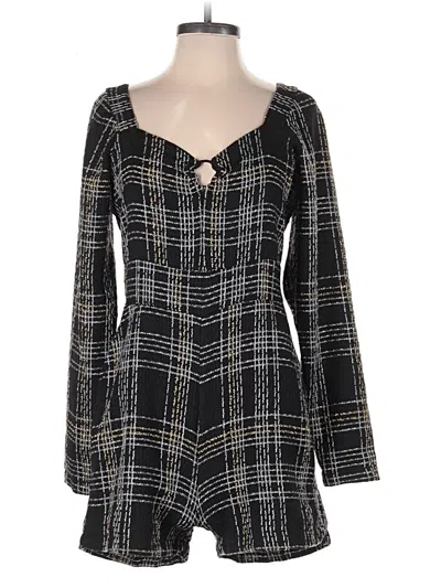 Pre-owned Slate & Willow Romper In Black