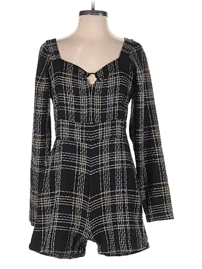 Pre-owned Slate & Willow Romper In Black