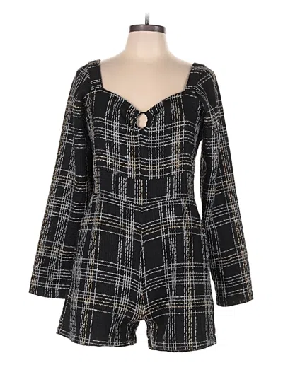 Pre-owned Slate & Willow Romper In Black