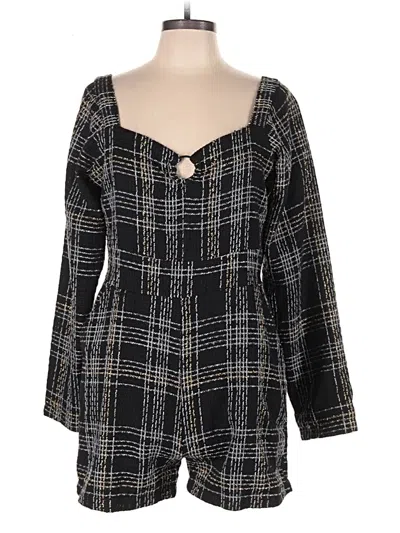 Pre-owned Slate & Willow Romper In Black