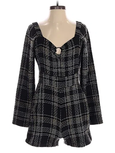Pre-owned Slate & Willow Romper In Black